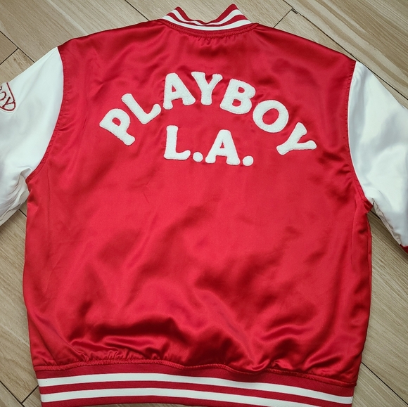 Playboy by Pacsun Jock Varsity Playboy L.A. Left My Heart In L.A. Womens XS/S - Picture 8 of 9
